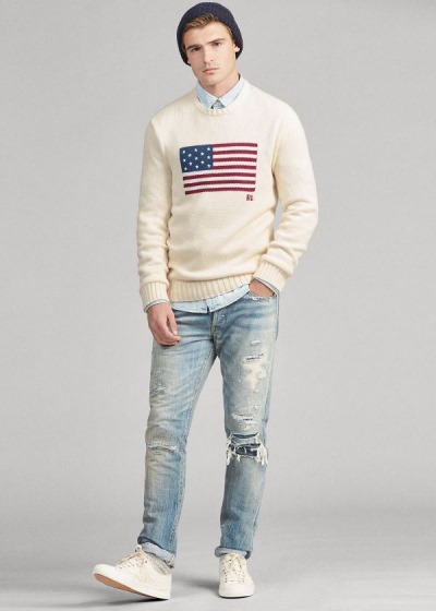 Suéter Polo Ralph Lauren The Iconic Flag Homem 05286-JSYR